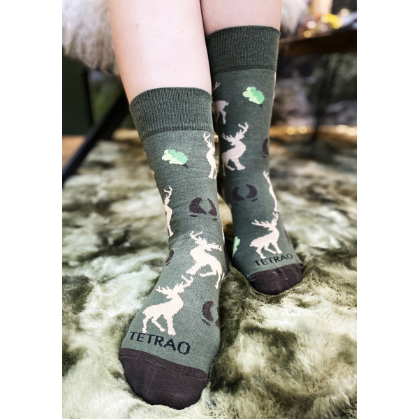 Veselé ponožky TETRAO jeleň 2