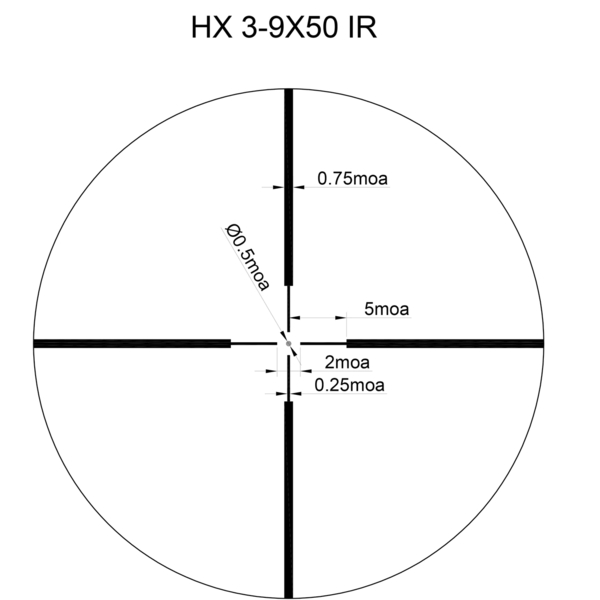 Puškohľad Sightmark Core HX 2.0 3-9x50 Duplex 6