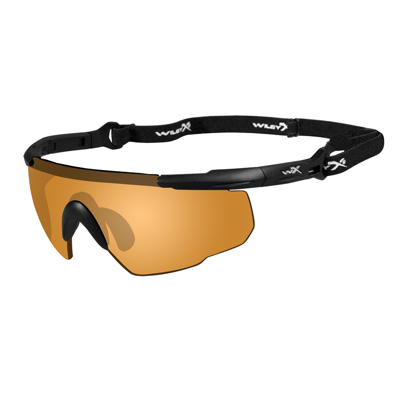 Okuliare Wiley X SABER Advanced oranžové sklá, čierny rám 1
