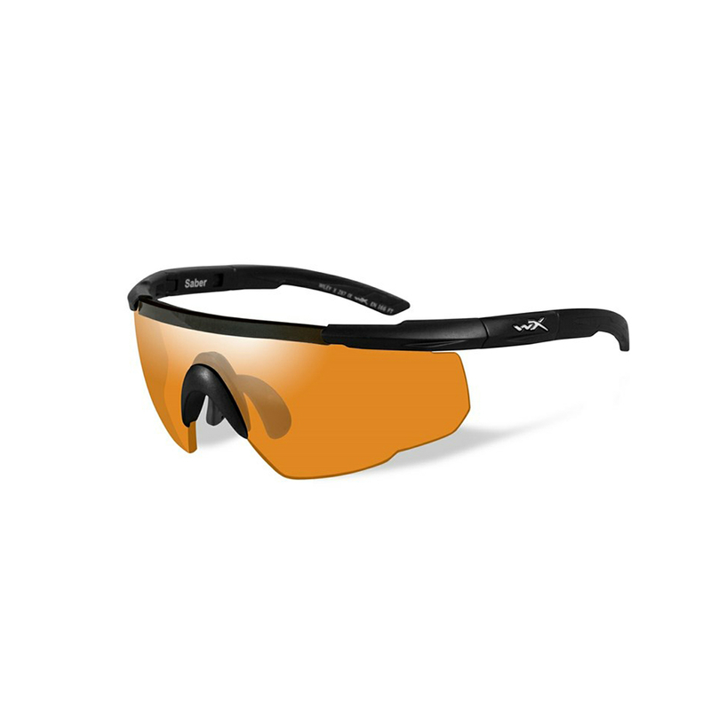 Okuliare Wiley X SABER Advanced oranžové sklá, čierny rám