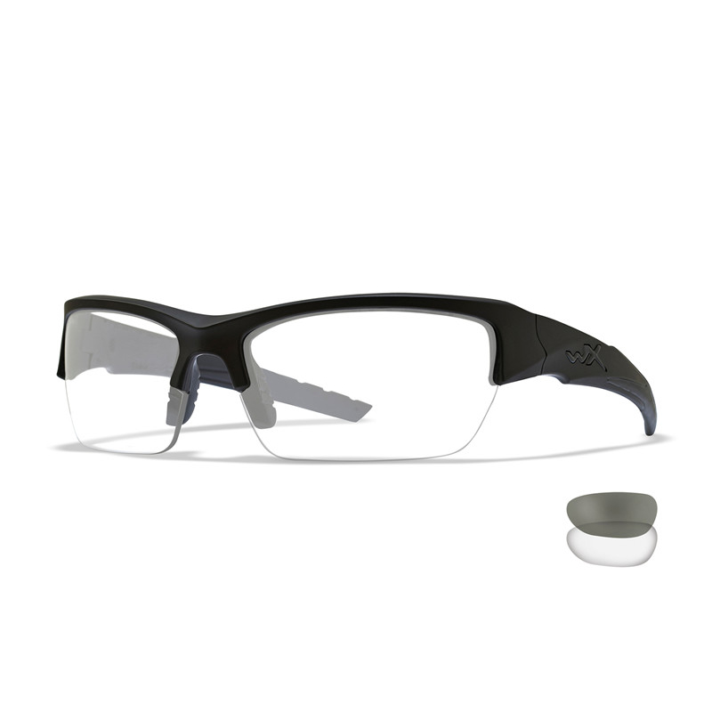 Okuliare Wiley X Valor smoke grey/clear lens, matte black frame