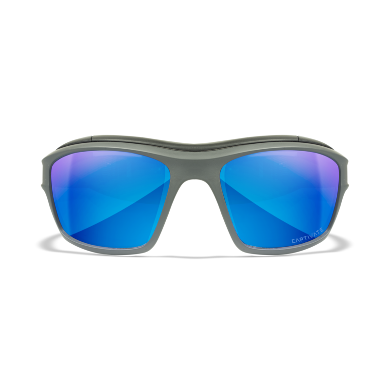 Okuliare Wiley X Ozone Captivate polarizačné modré sklá v šedom matnom ráme 1