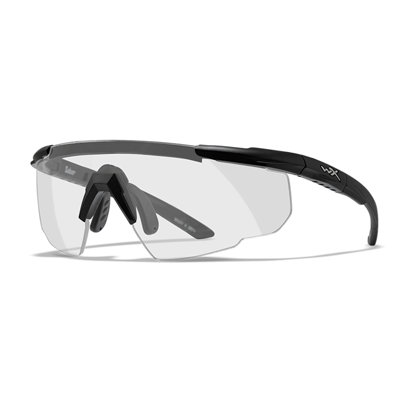 Športové okuliare Wiley X 303 Saber Advanced, číre sklá, čierny matný rám + púzdro