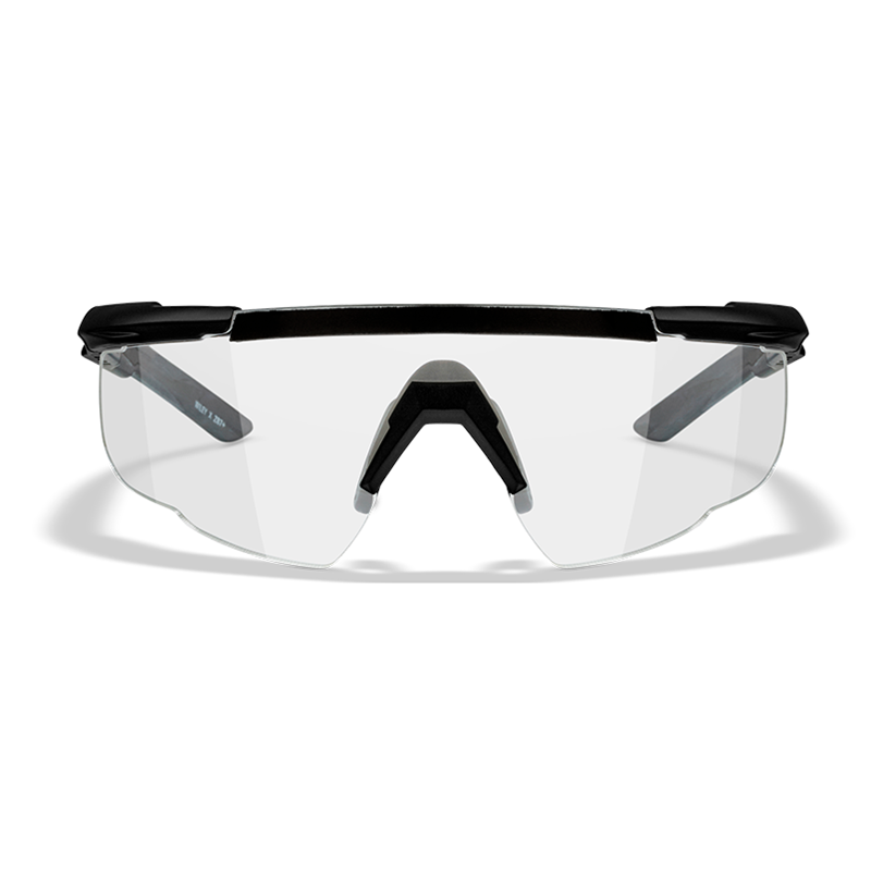 Športové okuliare Wiley X 303 Saber Advanced, číre sklá, čierny matný rám + púzdro 1