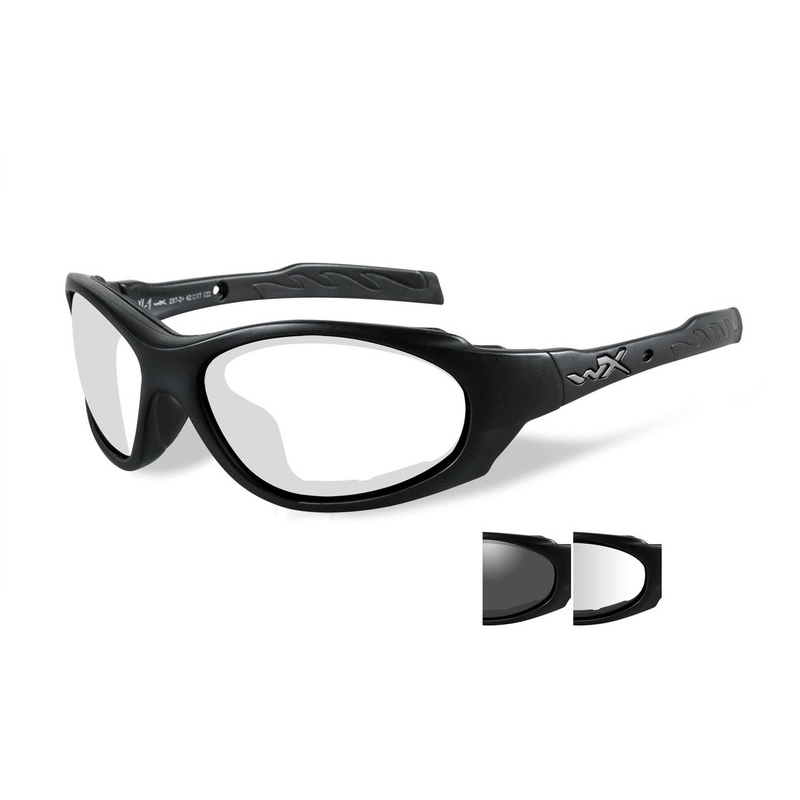 Strelecké okuliare Wiley X Advanced šedé + číre sklá 1