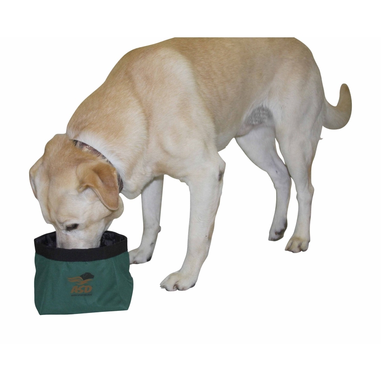 Skladacia miska pre psov ASD - zelená  1