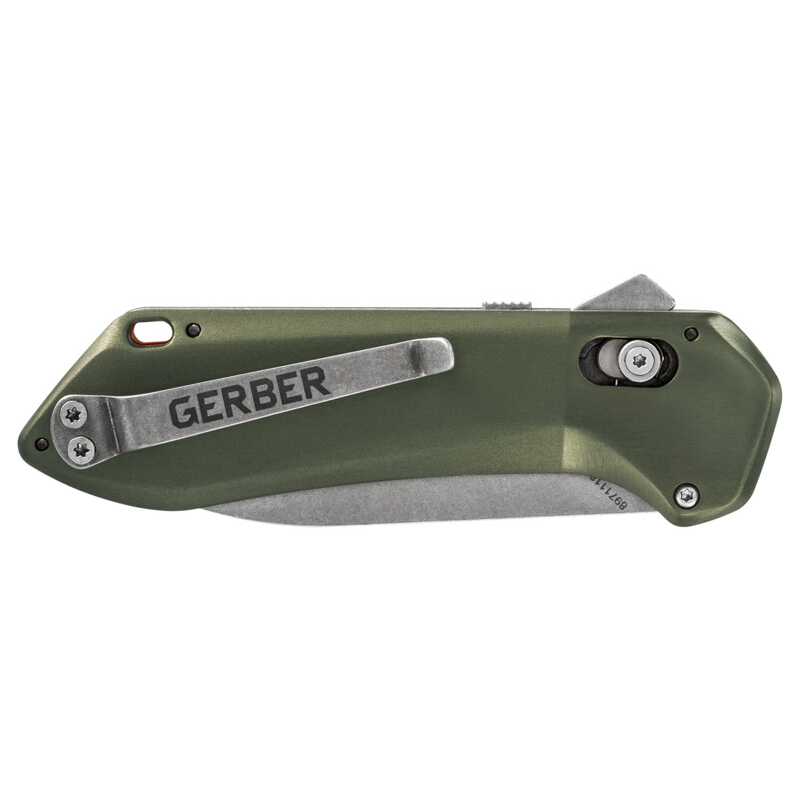 Taktický nôž Gerber Highbrow Compact - Flat Sage, Plain Edge Green 1