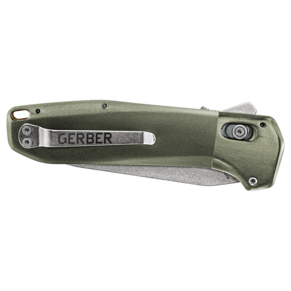 Taktický nôž Gerber Highbrow Compact - Flat Sage, Plain Edge Green 2