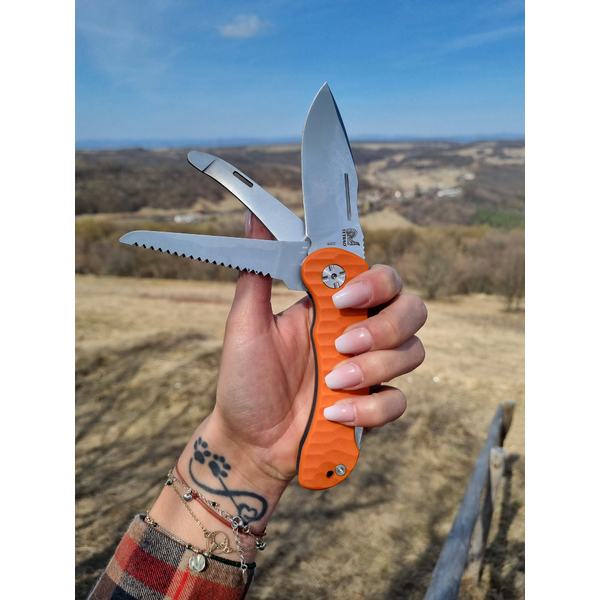 Poľovnícky nôž TETRAO Boletus - oranžový  3