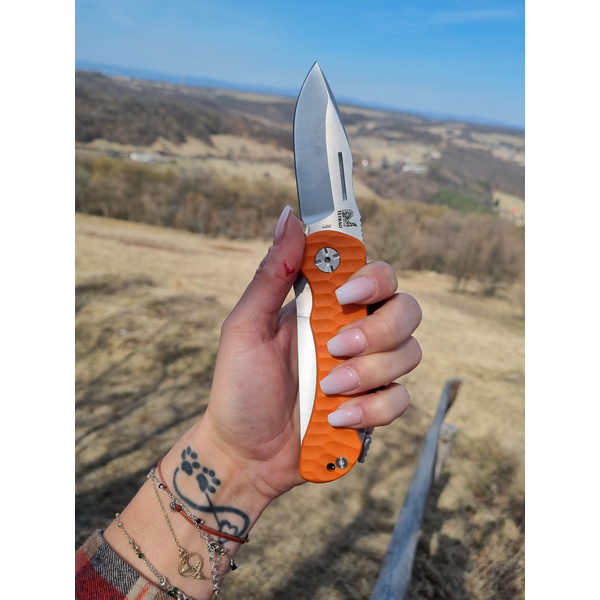 Poľovnícky nôž TETRAO Boletus - oranžový  4