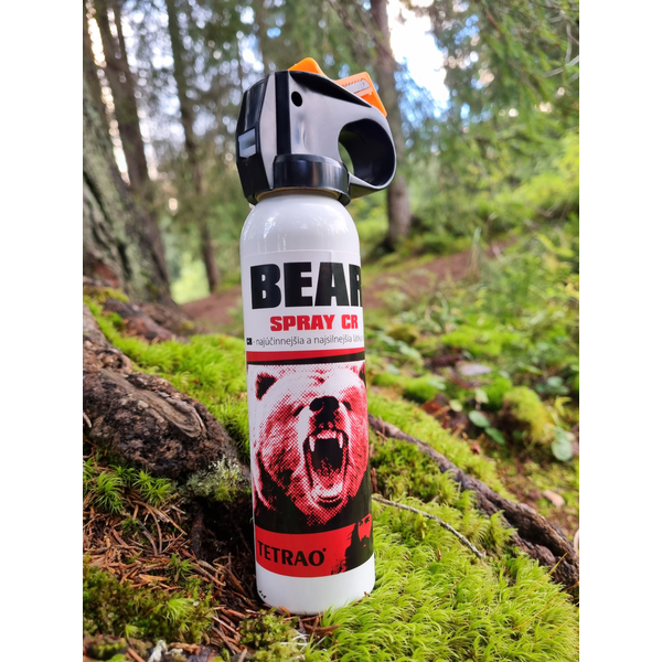 TETRAO obranný sprej proti medveďom - Bear spray CR 300ml 2