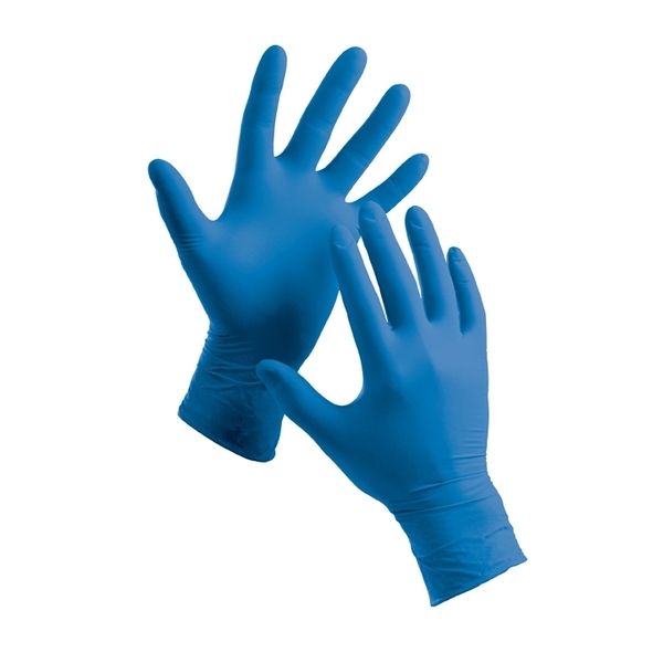 Nitrilové rukavice modré 100 ks veľkosť L
