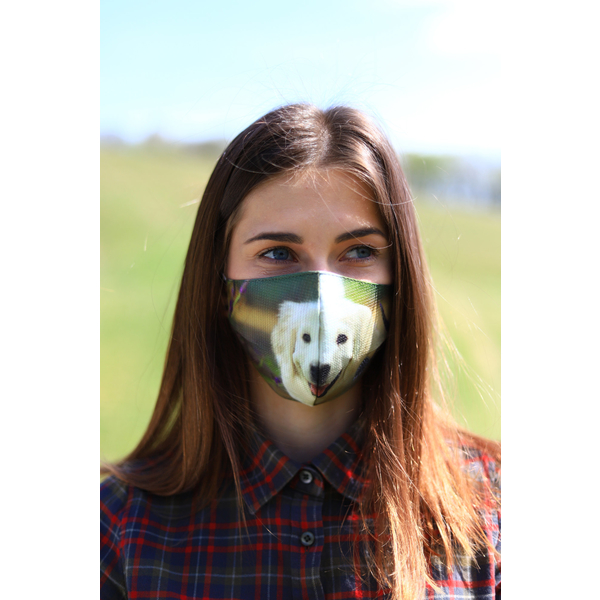 TETRAO bavlnená ochranná maska na tvár - detské 1 ks 2