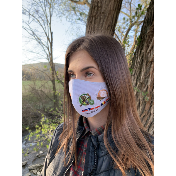 TETRAO bavlnená ochranná maska na tvár - IBO 1 ks