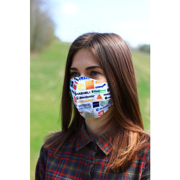 TETRAO bavlnená ochranná maska na tvár - reklamné značky IBO 1 ks