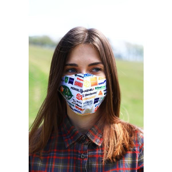 TETRAO bavlnená ochranná maska na tvár - reklamné značky IBO 1 ks 1