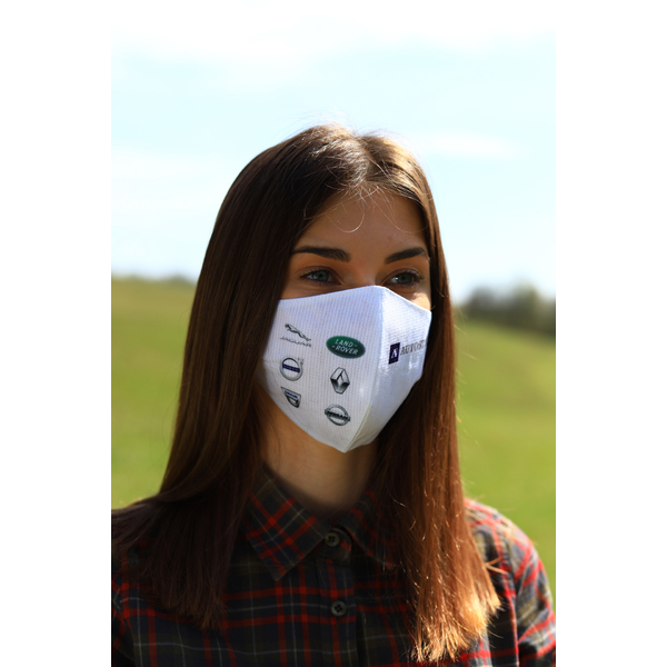TETRAO bavlnená ochranná maska na tvár s vlastným grafickým dizajnom 1 ks   2