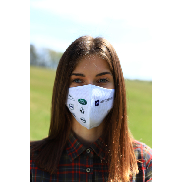 TETRAO bavlnená ochranná maska na tvár s vlastným grafickým dizajnom 1 ks  