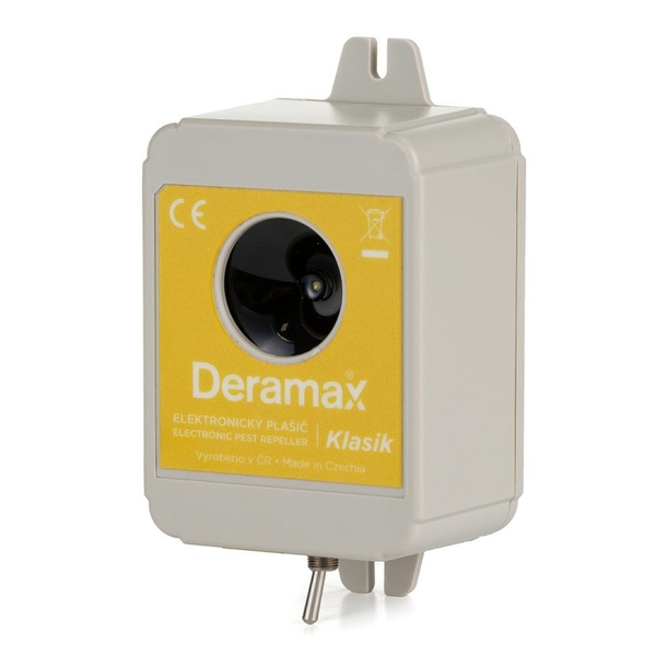 Deramax ultrazvukový odpudzovač kún a hlodavcov klasik 1
