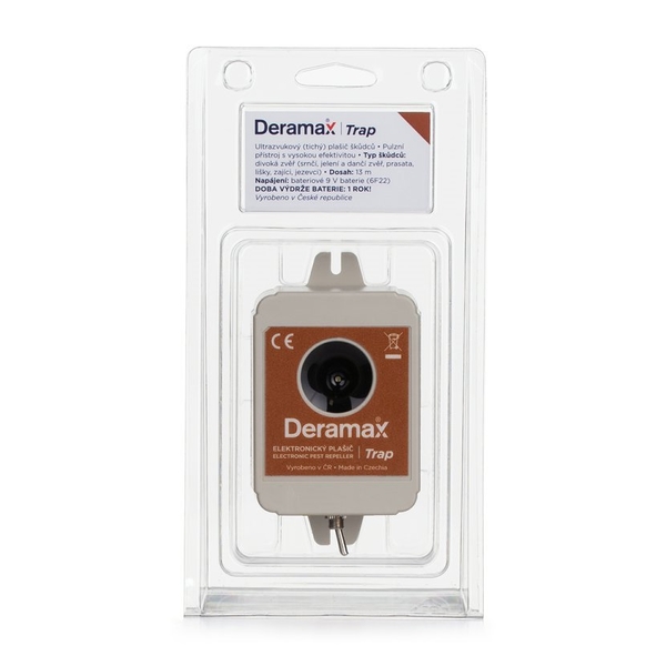 Deramax Trap ultrazvukový odpudzovač lesnej zveri 1