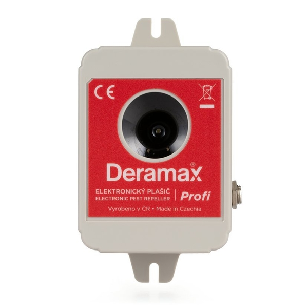 Deramax ultrazvukový odpudzovač kún a hlodavcov profi