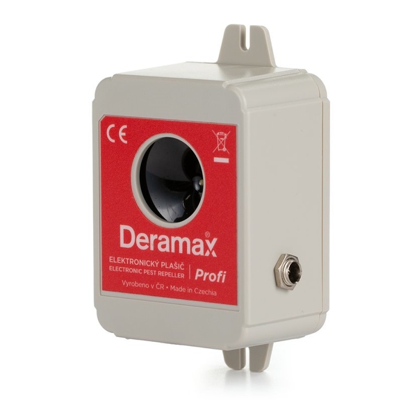 Deramax ultrazvukový odpudzovač kún a hlodavcov profi 1