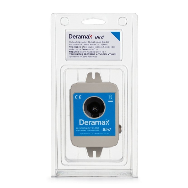 Deramax ultrazvukový odpudzovač vtákov 2