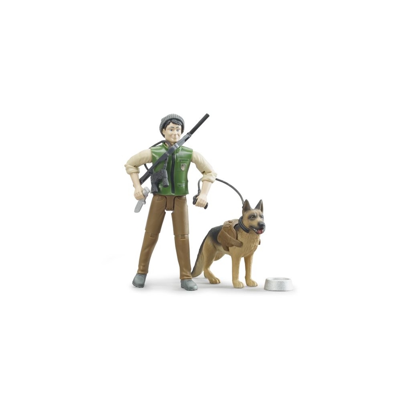 Figúrka poľovník so psom BRUDER