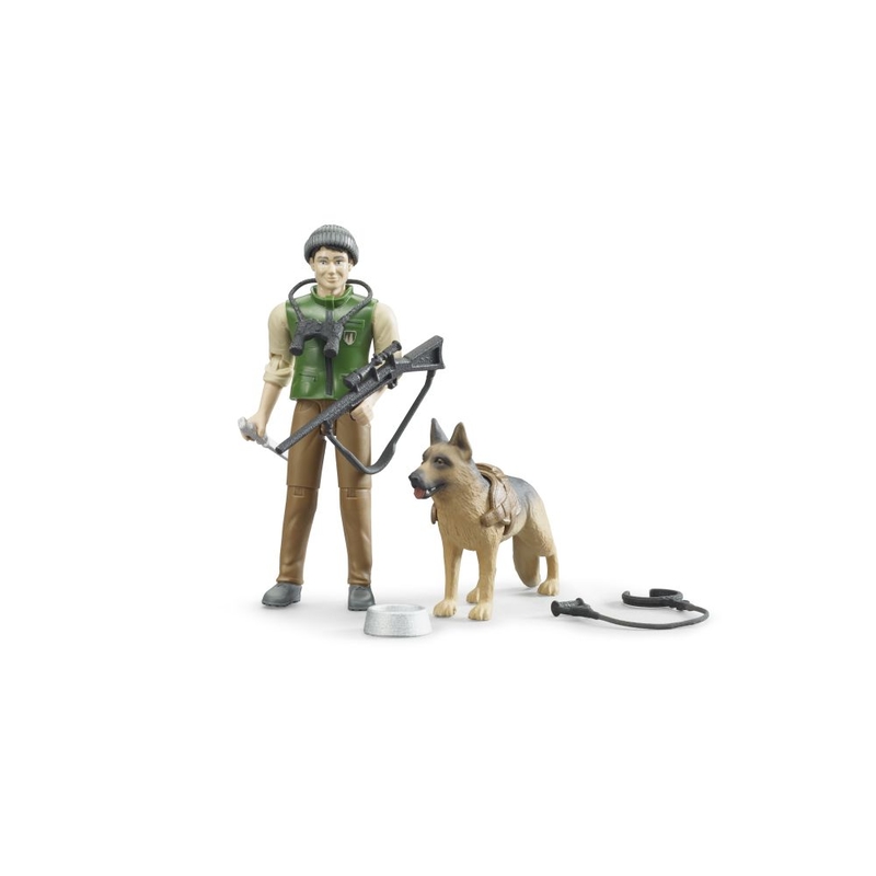 Figúrka poľovník so psom BRUDER 1