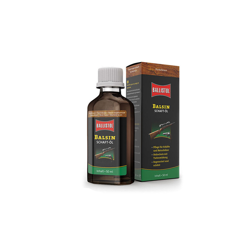 Ošetrujúci olej Balsin na pažbu tmavohnedý – 50 ml 