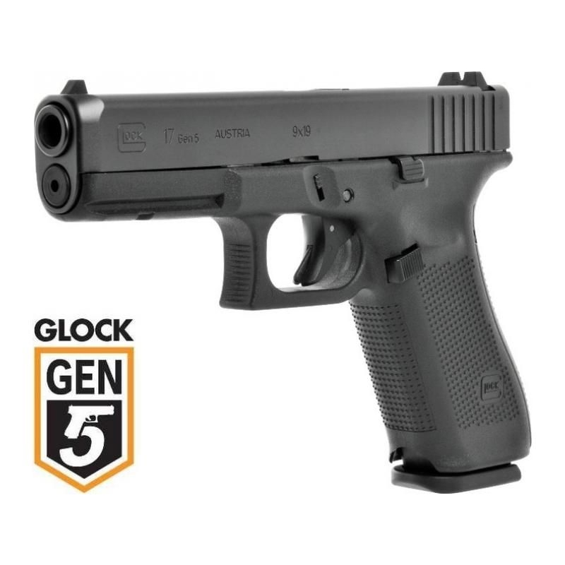 Glock 17 Gen5, 9x19 - tríciové mieridlá 
