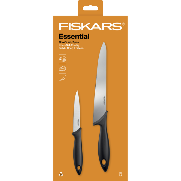 Sada kuchárskych nožov FISKARS Essential, 2ks 1