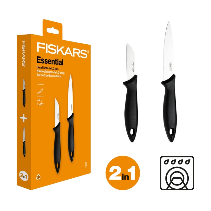 Sada nožov FISKARS Essential, 2ks 2