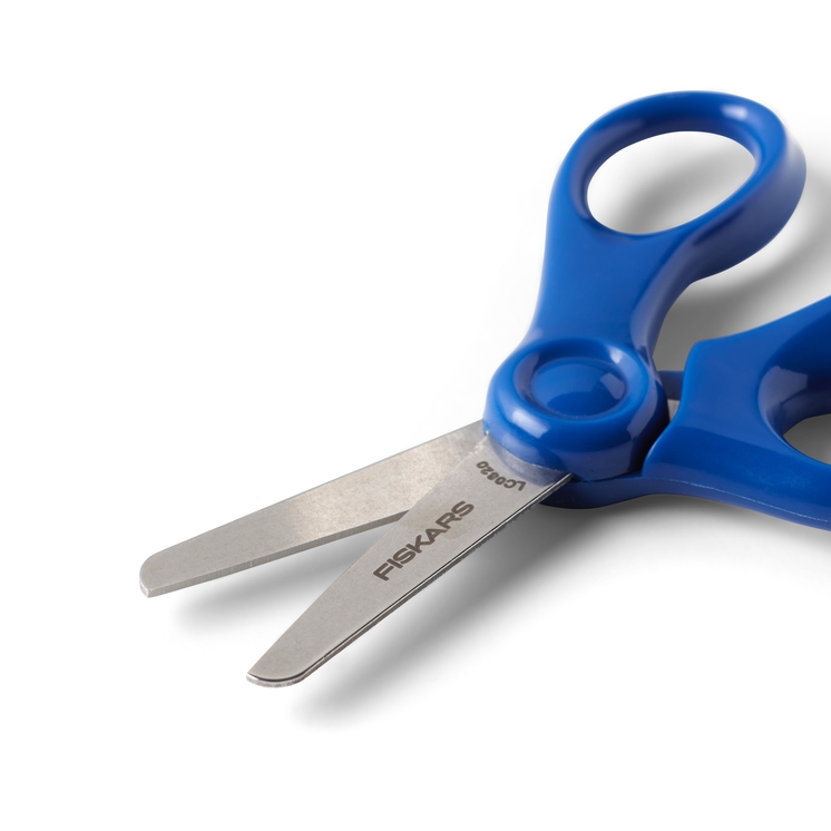 Detské nožnice so zaoblenou špičkou FISKARS, 13 cm, modré 2