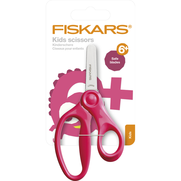 Detské nožnice so zaoblenou špičkou FISKARS, 13 cm, ružové 7