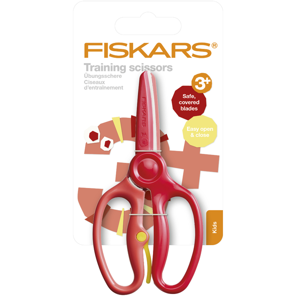 Tréningové detské nožnice FISKARS, červené 10