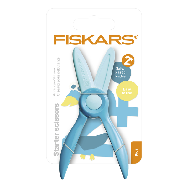 Prvé detské nožnice FISKARS, tyrkysové 4