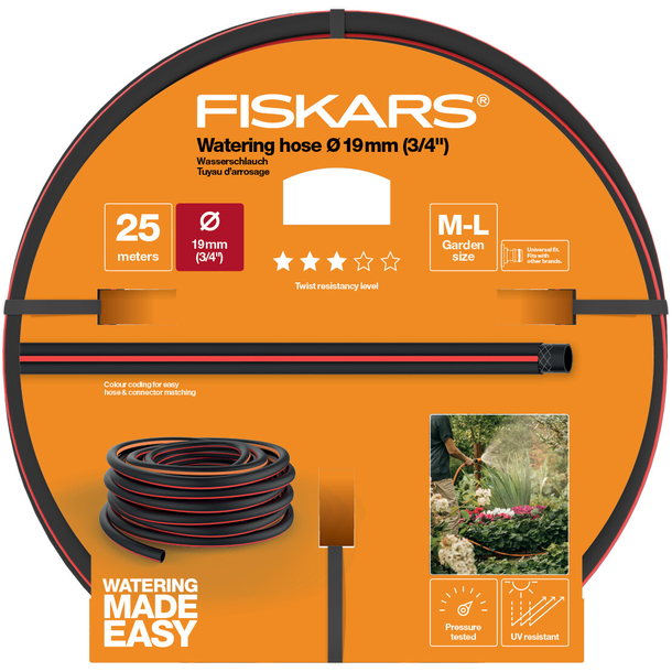 Hadica FISKARS, 25 m, 19 mm (3/4") Q3 2