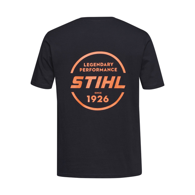 Čierne tričko s kruhovým logom 1926 STIHL TIMBERSPORTS 2