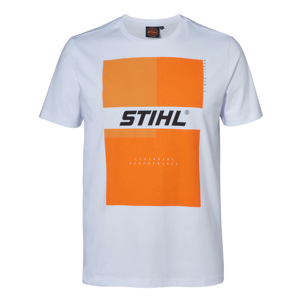 Tričko bielo oranžové STIHL TIMBERSPORTS, pánske