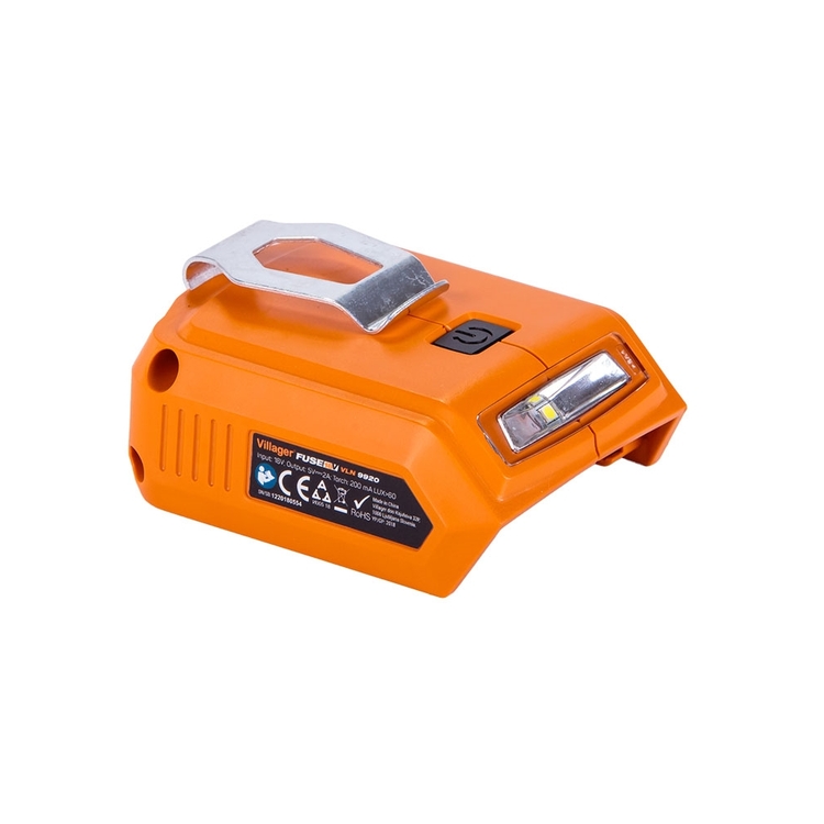 Akumulátorové svietidlo + USB nabíjačka VILLAGER FUSE VLN 9920 (bez batérie a nabíjačky) 2