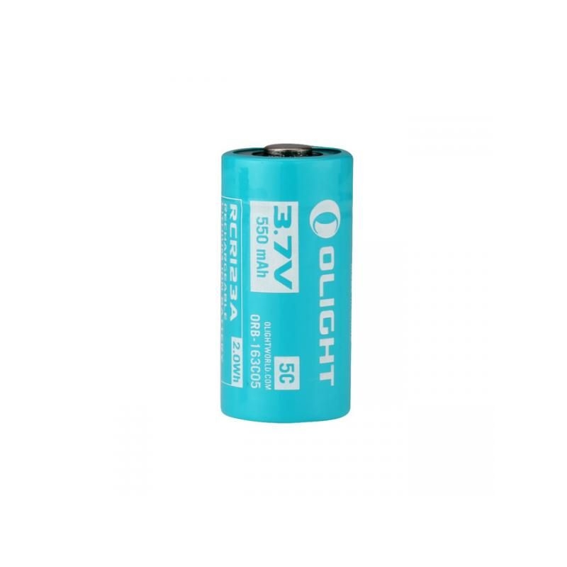 Batéria OLIGHT RCR123A 550 mAh 3,7V nabíjateľná