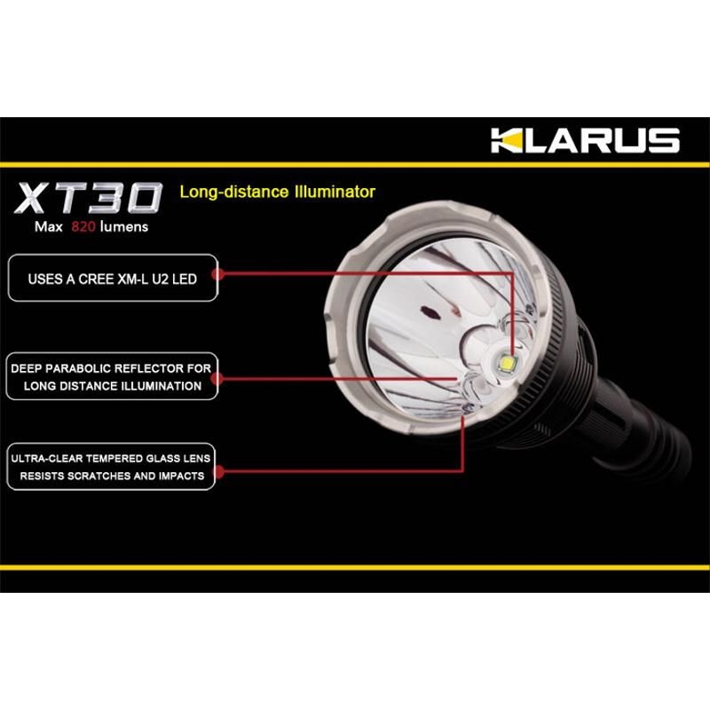 Svietidlo Klarus XT30 - predvádzacie 1