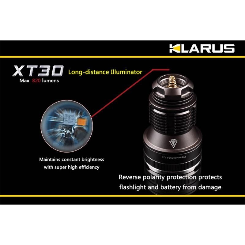 Svietidlo Klarus XT30 - predvádzacie 3
