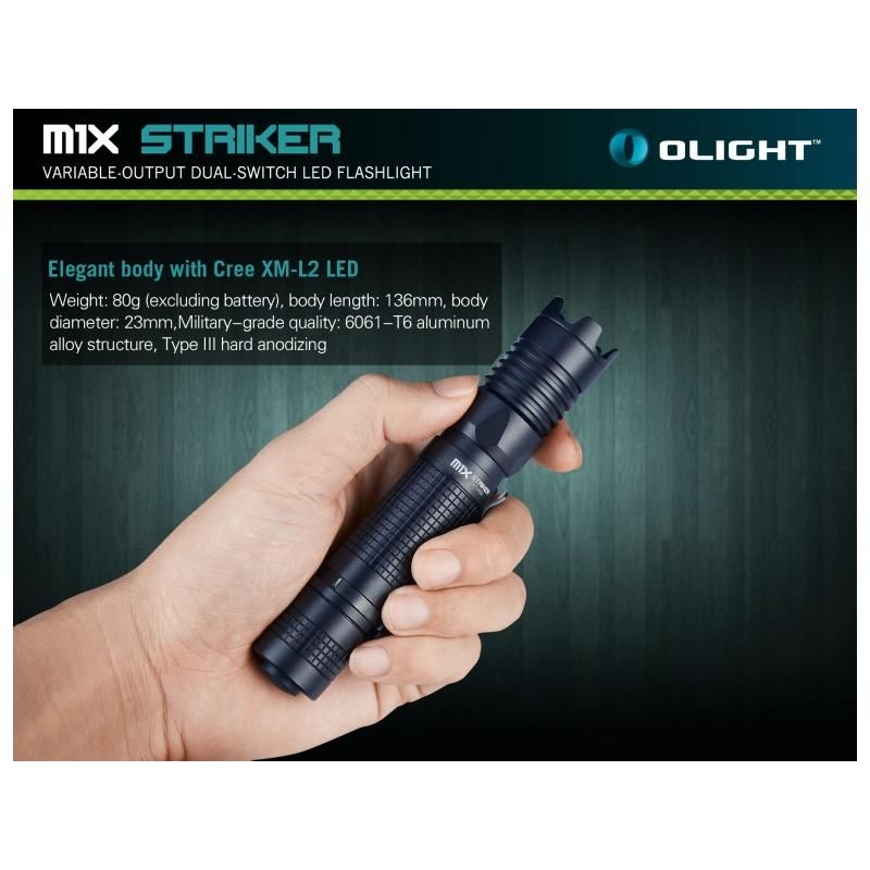 Svietidlo OLIGHT M1X Striker 1000 lm 9