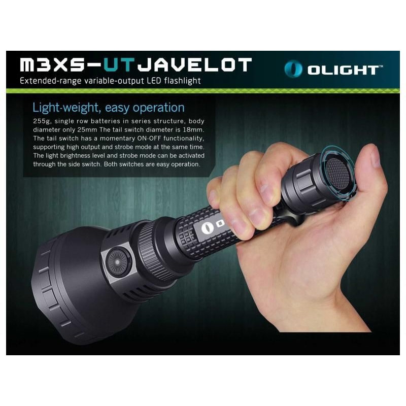 LED baterka Olight M3XS-UT Javelot KIT 1200 lm 5