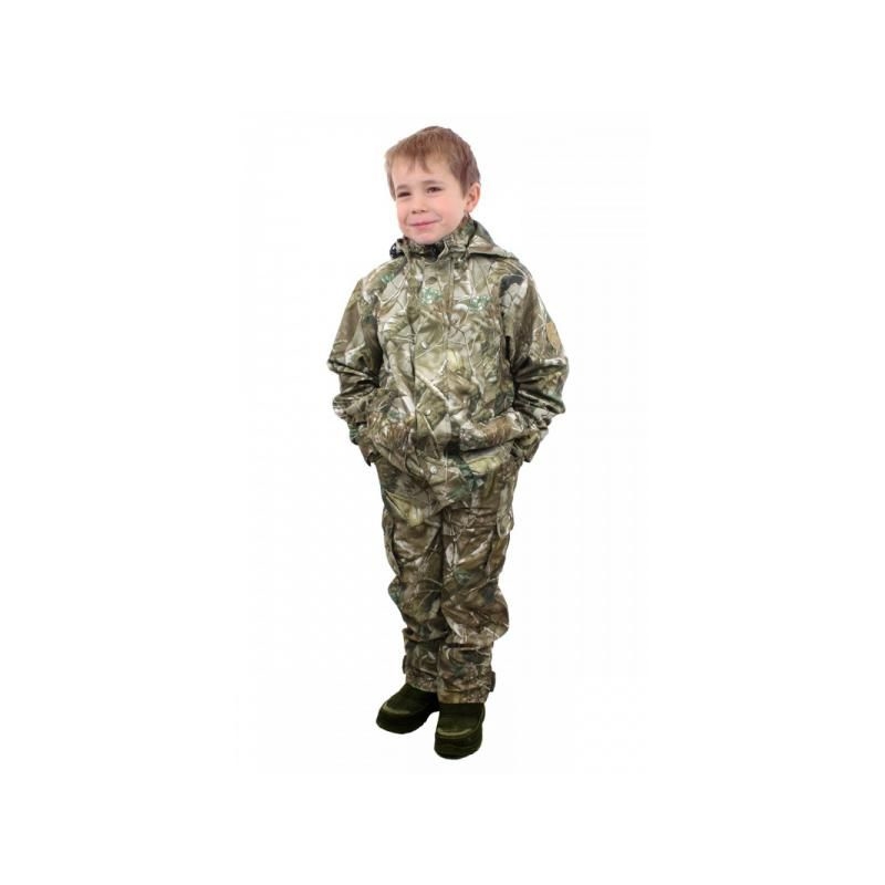 Detský poľovnícky oblek EUROHUNT Forest kamufláž