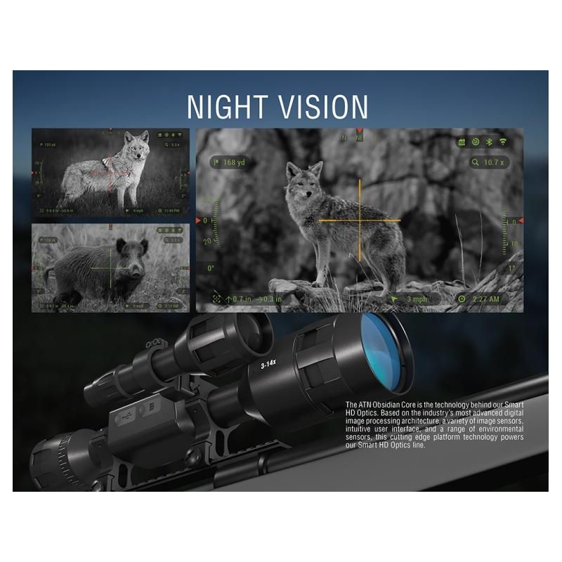 Nočné videnie ATN X-Sight 4K PRO 5-20x 8