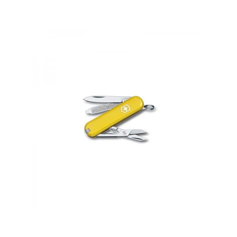 Vreckový nôž Victorinox Classic - 7 funkcií žltý