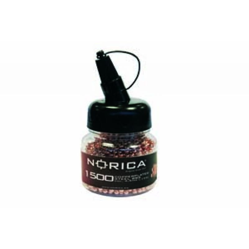Guličky oceľové Norica 1500ks, kal. 4,5mm BB